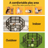 i.Pet Dog Playpen Enclosure 6 Panel Pet Fence Plastic Play Pen