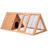 i.Pet Rabbit Hutch 119cm x 51cm x 44cm Chicken Coop Large Run Wooden Cage Outdoor