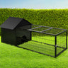 i.Pet Rabbit Cage Hutch 162x60cm Enclosure Metal