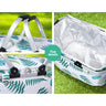 Alfresco Picnic Basket Folding Bag Insulated Hamper Food Cover Storage