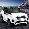 Kids Electric Ride On Car Land Rover Licensed Toy Cars Remote 12V Battery White