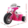 Rigo Kids Electric Ride On Patrol Police Car Harley-Inspired 6V Pink