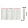 Artiss Room Divider Screen Privacy Wood Dividers Stand 8 Panel Archer White