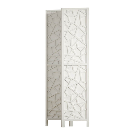 Artiss 4 Panel Room Divider Screen 162x170cm Clover White