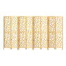 Artiss 8 Panel Room Divider Screen 325x170cm Clover Natural