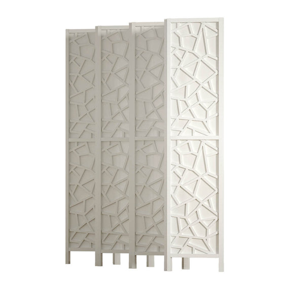 Artiss 8 Panel Room Divider Screen 325x170cm Clover White