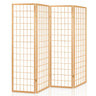 Artiss 4 Panel Room Divider Screen 174x179cm Natural