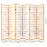 Artiss 6 Panel Room Divider Screen 261x179cm Natural