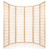 Artiss 6 Panel Room Divider Screen 261x179cm Natural