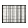 Artiss Room Divider Screen Privacy Wood Dividers Stand 6 Panel Nova Black