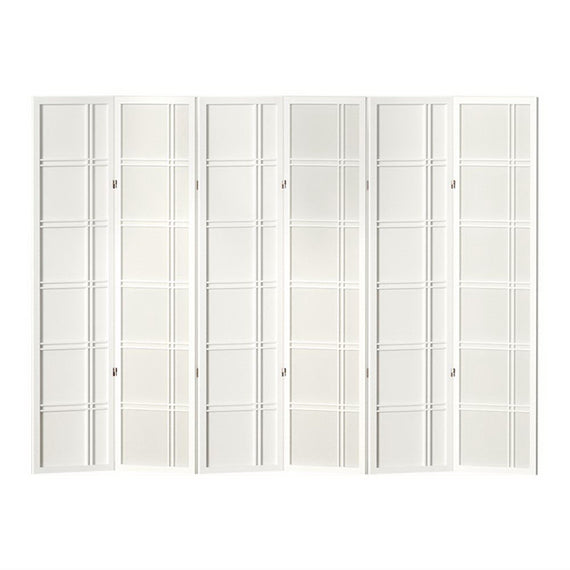 Artiss 6 Panel Room Divider Screen 265x179cm Nova White