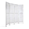 Artiss 4 Panel Room Divider Screen 163x170cm Louver White