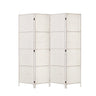 Artiss 4 Panel Room Divider Screen 163x170cm Woven White