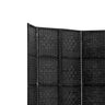 Artiss 6 Panel Room Divider Screen 245x170cm Woven Black