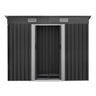 Giantz Garden Shed 2.38x1.31M w/Metal Base Sheds Outdoor Storage Tool Workshop Sliding Door