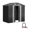 Giantz Garden Shed 1.96x1.32M Sheds Outdoor Storage Tool Workshop Metal Shelter Sliding Door