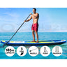Weisshorn Stand Up Paddle Board 11ft Inflatable SUP Surfboard Paddleboard Kayak Surf Yellow