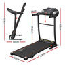 Everfit Treadmill Electric Home Gym Fitness Excercise Equipment Incline 400mm