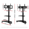 Artiss Mobile TV Stand for 32"-70" TVs Mount Bracket Portable Solid Trolley Cart
