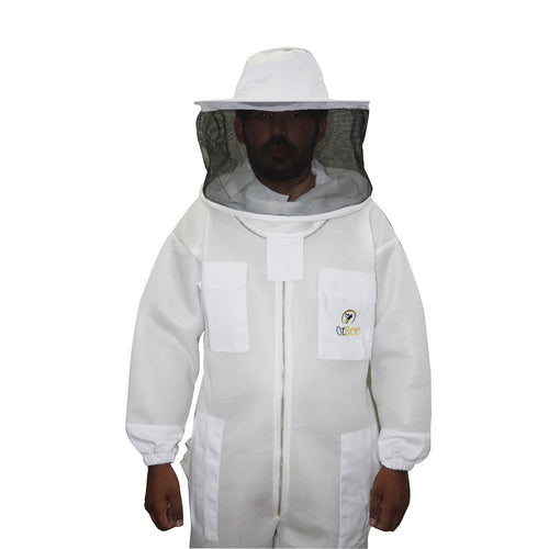 Beekeeping Bee Suit 2 Layer Mesh Round Head Style Ultra Cool & Light Weight - L