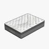 Luxopedic Pocket Spring Mattress 5 Zone 32CM Euro Top Memory Foam Medium Firm - Double - White  Grey