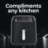 Kitchen Couture 11.5 Litre Air Fryer Multifunctional LCD Digital Display Black
