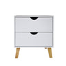 Milano Decor Bedside Table Turramurra Drawers Nightstand Unit Cabinet Storage