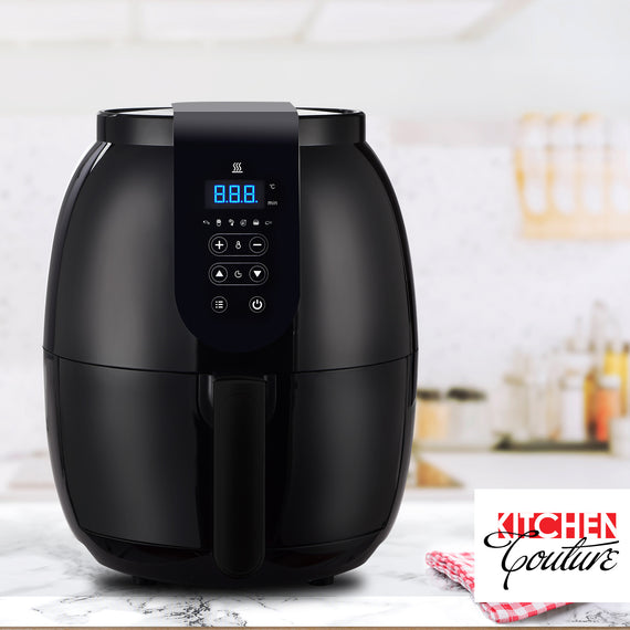 Kitchen Couture 3.5 Litre Digital Display Black Air Fryer Oil Free Cooking