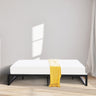 Milano Decor Florence Metal Bed Frame Mattress Base Platform Modern Black - Single - Black