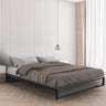 Milano Decor Florence Metal Bed Frame Mattress Base Platform Modern Black - King - Black