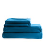 Balmain 1000 Thread Count Hotel Grade Bamboo Cotton Quilt Cover Pillowcases Set - Queen - Mineral Blue