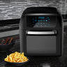 Kitchen Couture Healthy Options 13 Litre Air Fryer 10 Presets LCD Display Black