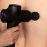 FitSmart LCD Display Deep Tissue Vibration Therapy Device Massage Gun Black
