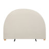 Milano Decor Newark Curved Bead Head Cream - King