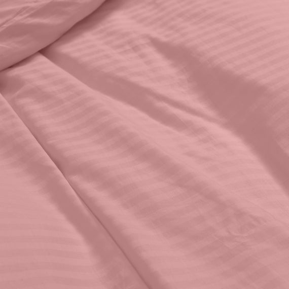 Kensington 1200 Thread Count 100% Egyptian Cotton Sheet Set Stripe - Queen - Desert Rose