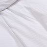 Royal Comfort Kensington 1200 Thread Count 100% Cotton Stripe Quilt Cover Set - Super King - White