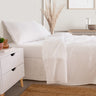 Royal Comfort 3000 Thread Count Bamboo Cooling Sheet Set - King - White
