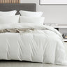 Royal Comfort Velvet Corduroy Quilt Cover Set Super Soft Luxurious Warmth - King - White