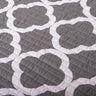 Royal Comfort Bamboo Cooling Reversible 7 Piece Comforter Set Bedspread - Queen - Charcoal