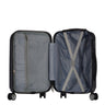 Milano Decor Luxury Travel Luggage Set 3 Piece ABS Hard Case Durable Lightweight - Black