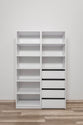 GENEVA THREE SHELF/FOUR DRAWER BUILT IN WARDROBE - CLASSIC