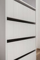 MALMO THREE SHELF/FOUR DRAWER WALK IN WARDROBE - VJ PANEL