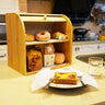 Bamboo Bread Box / Storage Box - 2 compartments