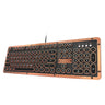 AZIO Retro Keyboard Black/Br