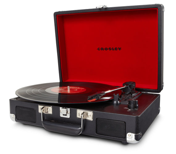 CROSLEY Crosley Cruiser Black - Bluetooth Portable Turntable