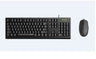 RAPOO X120pro - Wired Keyboard and Mouse Combo Optical Combo Black / 1600dpi / Spill Resistant