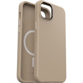 OTTERBOX Apple iPhone 14 Plus Symmetry Series+ Antimicrobial Case for MagSafe - Don't Even Chai (Brown) (77-90727)