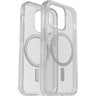 OTTERBOX Apple iPhone 14 Pro Symmetry Series+ Clear Antimicrobial Case for MagSafe - Stardust (Clear Glitter) (77-89247)