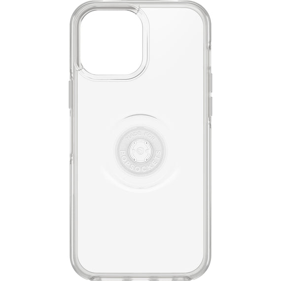 OTTERBOX Apple iPhone 13 Pro Max Otter + Pop Symmetry Series Clear Case - Clear Pop (77-84637), Swappable PopTop