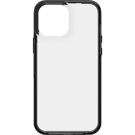 OTTERBOX SEE Case for Apple iPhone 13 Pro Max - Black Crystal (Clear/Black) (77-85707), Ultra-thin, one-piece design